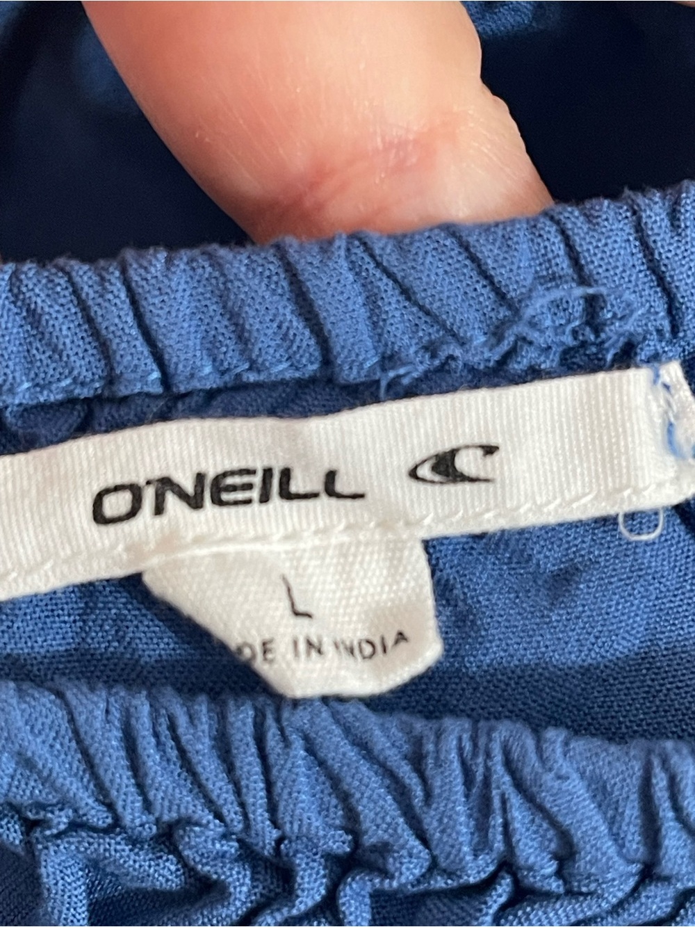 O'Neill Blue Drawstring Waist Jumpsuit - Picture 7 of 8